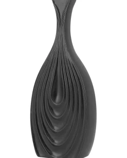 Dekovase THAPSUS Keramik 39 cm Sort
