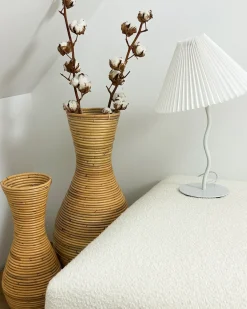Dekovase TRINISA Rattan 50 cm Naturlig