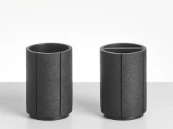 5-dele badeværelsessæt HUALLAGA Sort