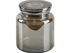 3-dele badeværelsessæt MANAGUA Glas Grå