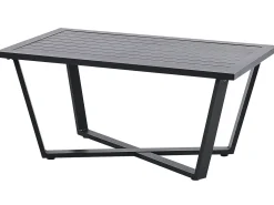 DELIA 4 personers Loungesæt med bord Grå Metal