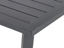DELIA 4 personers Loungesæt med bord Grå Metal