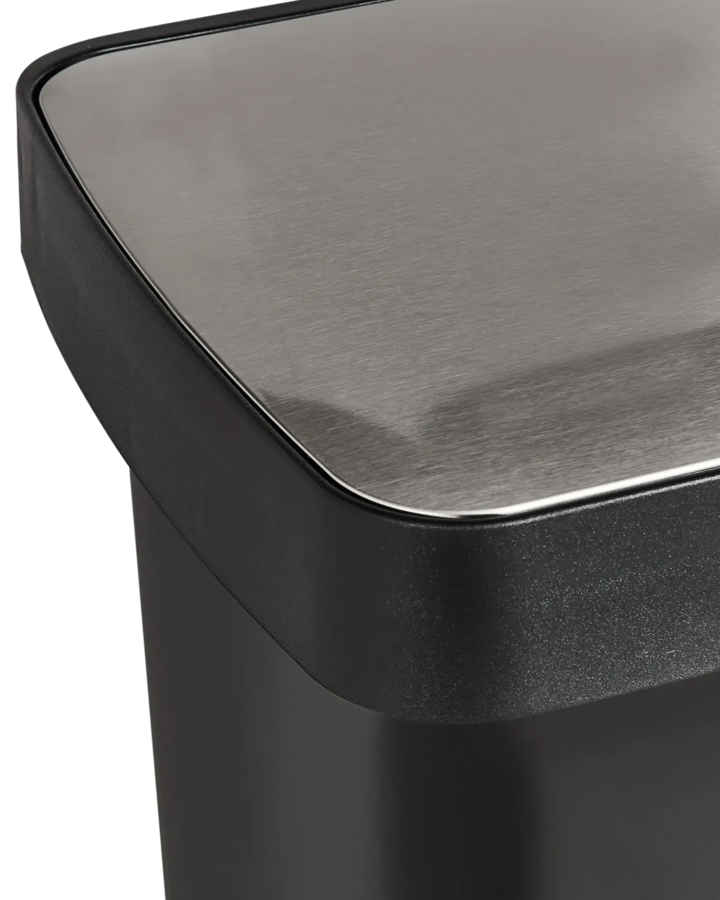 Dobbelt affaldsbeholder med pedal 60 L ECOSORT Metal Sort