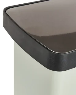 Dobbelt affaldsbeholder med pedal 60 L ECOSORT Metal Lysegrøn