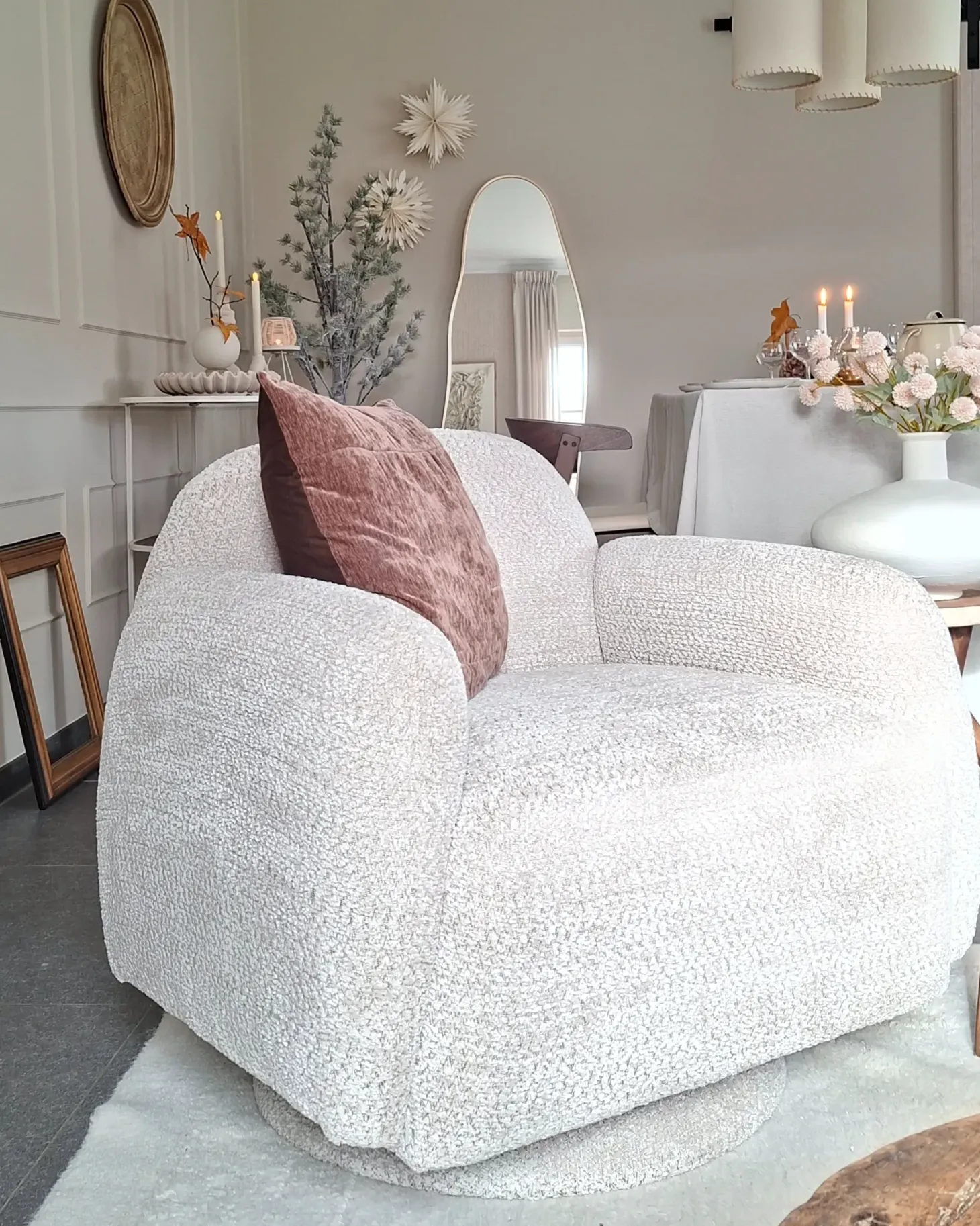 Dreje stol AAPUA Beige