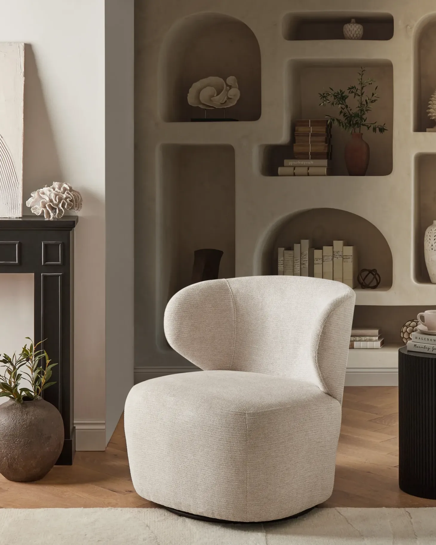 Dreje stol ALVDAL Beige