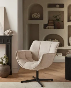 Dreje stol AUMA Beige