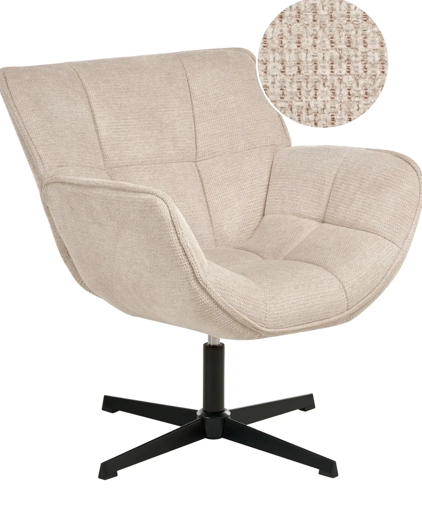 Dreje stol AUMA Beige