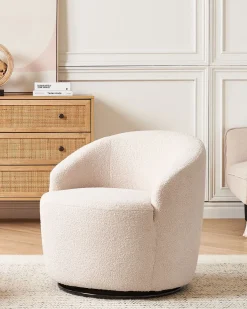 Dreje stol DAVIK Boucle Beige