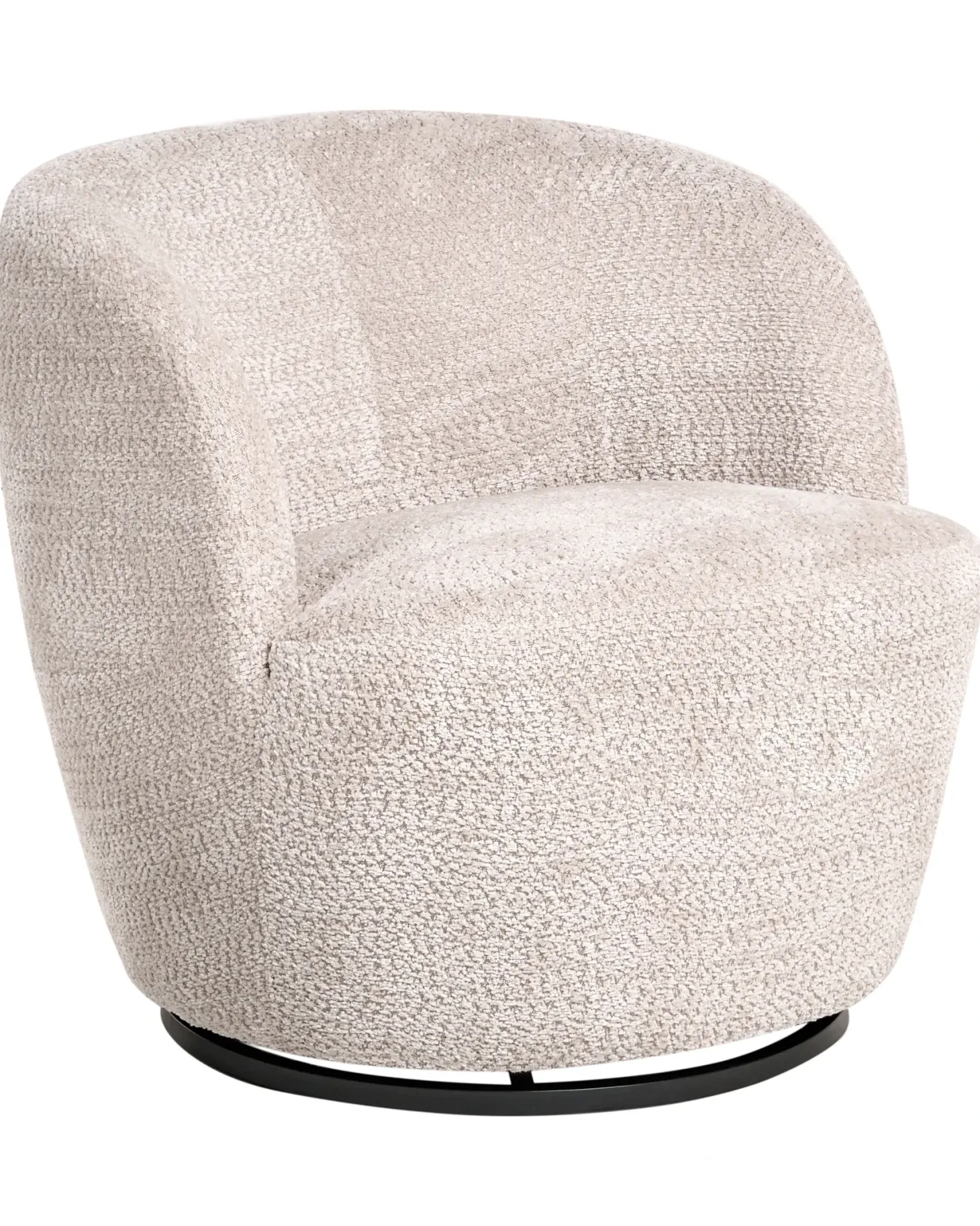 Dreje stol KUOLPA Chenille Beige