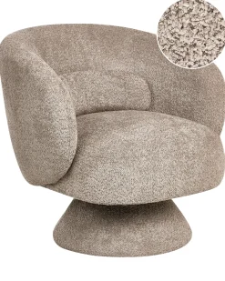 Dreje stol LIEKSA Boucle Beige