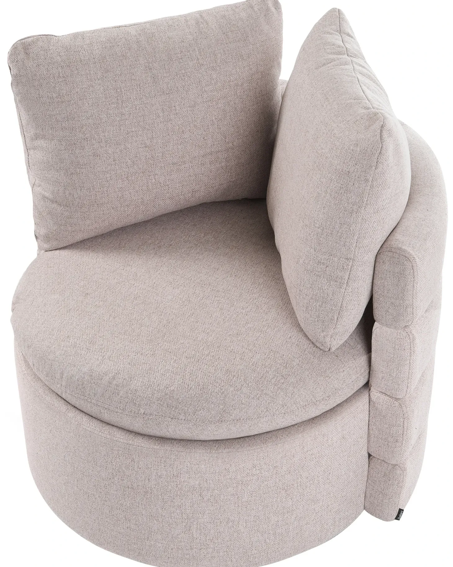 Dreje stol RANDERS med opbevaring Beige