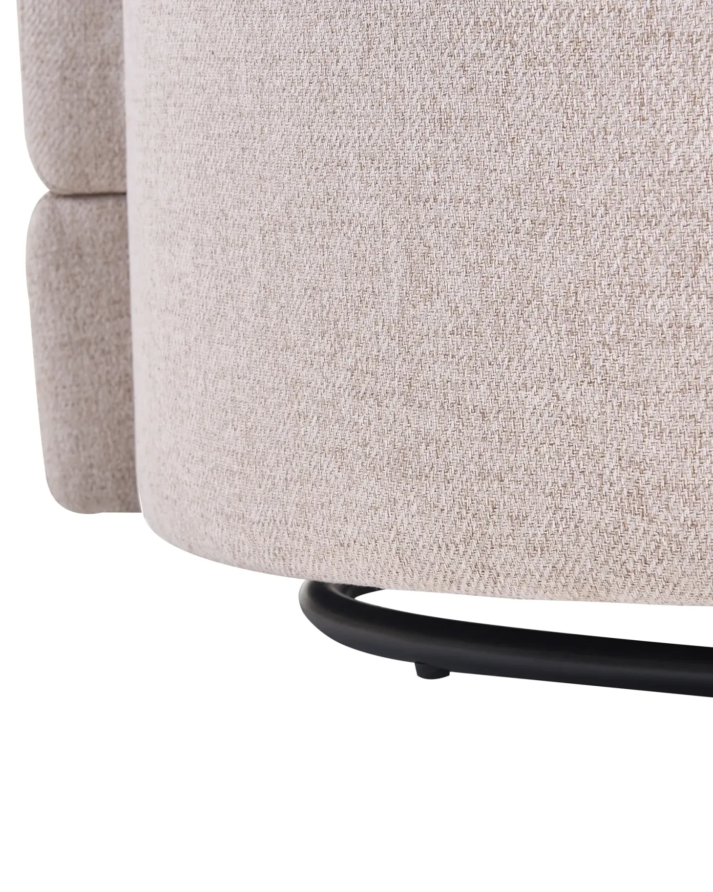 Dreje stol RANDERS med opbevaring Beige