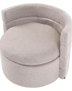 Dreje stol RANDERS med opbevaring Beige