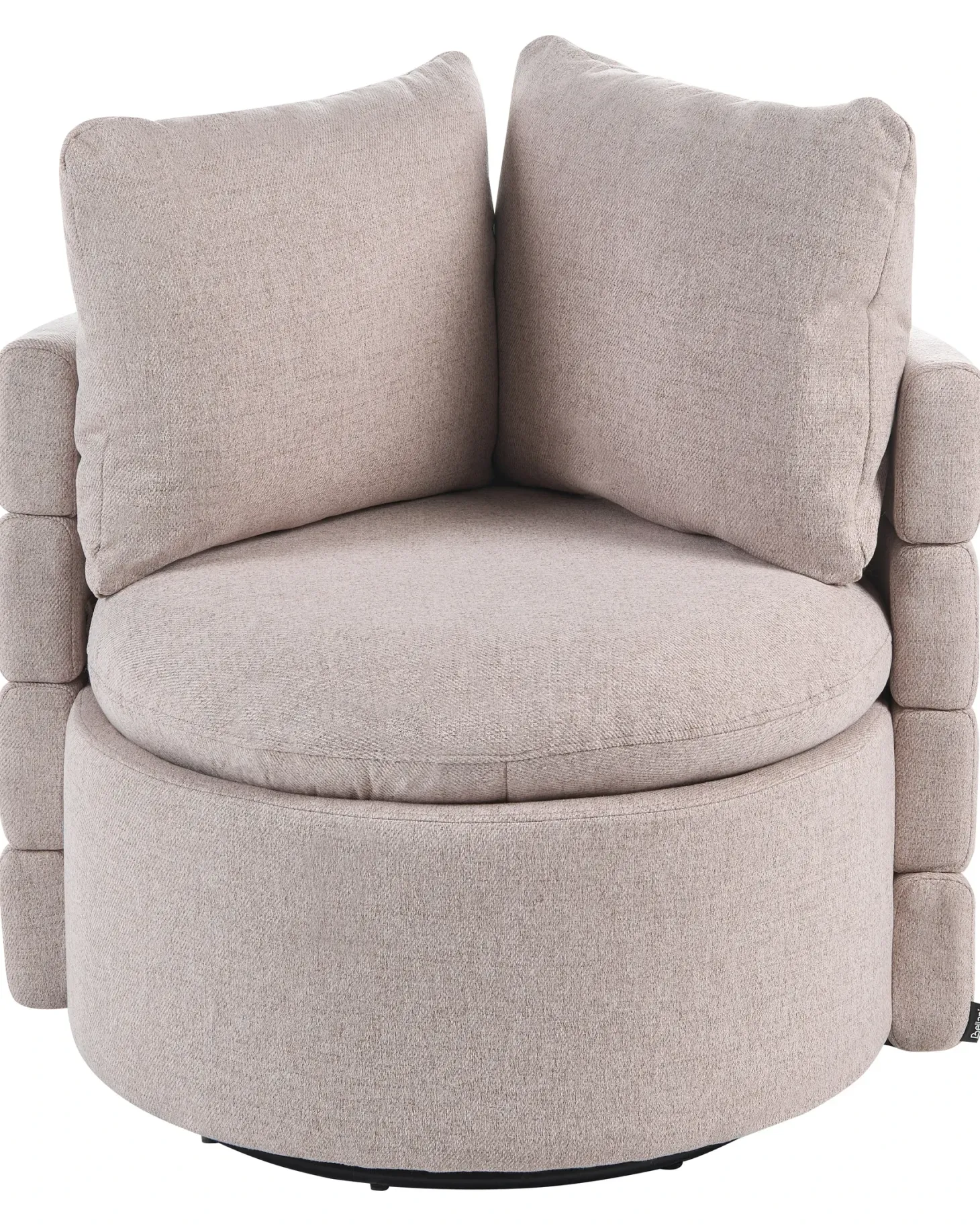 Dreje stol RANDERS med opbevaring Beige