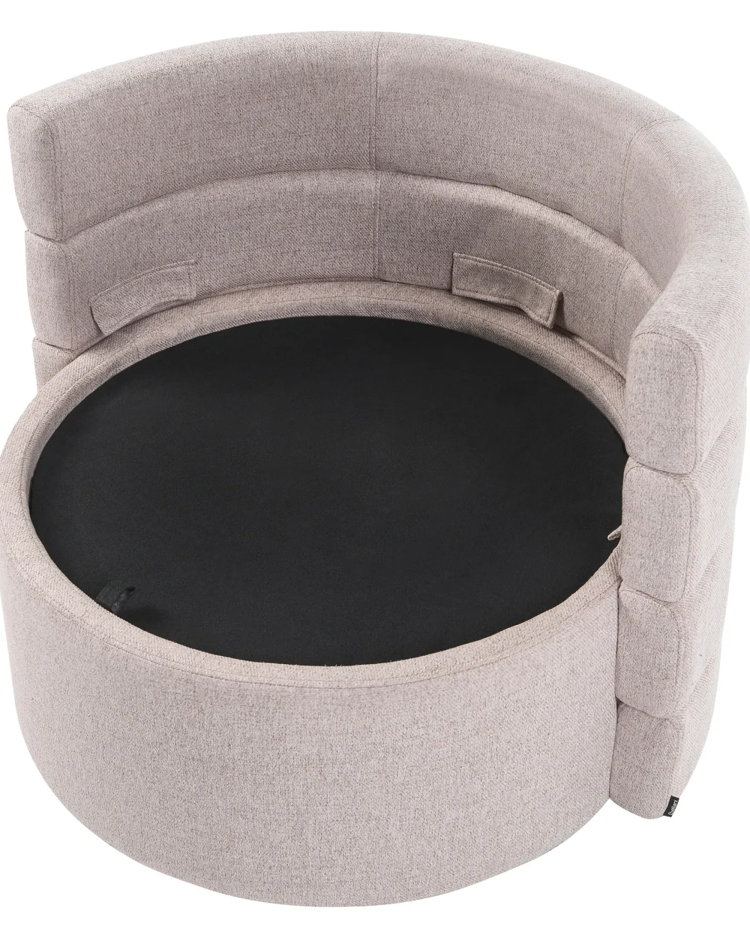 Dreje stol RANDERS med opbevaring Beige