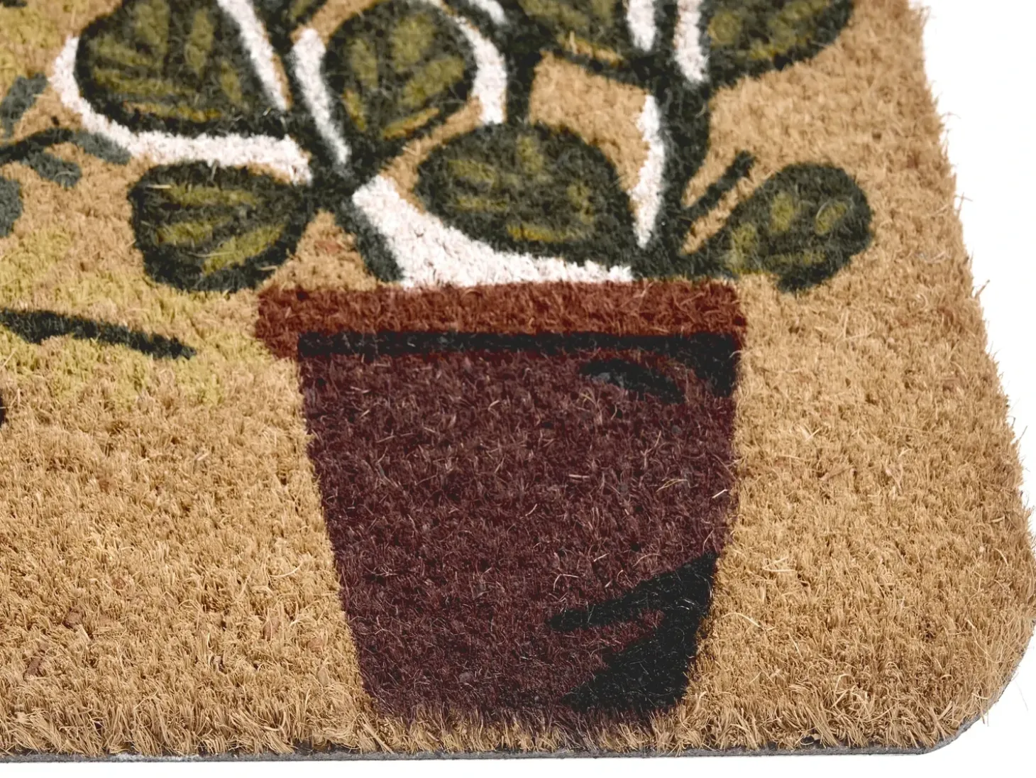 Dørmåtte ANAMUDI Naturlig 40 x 60 cm Kokos
