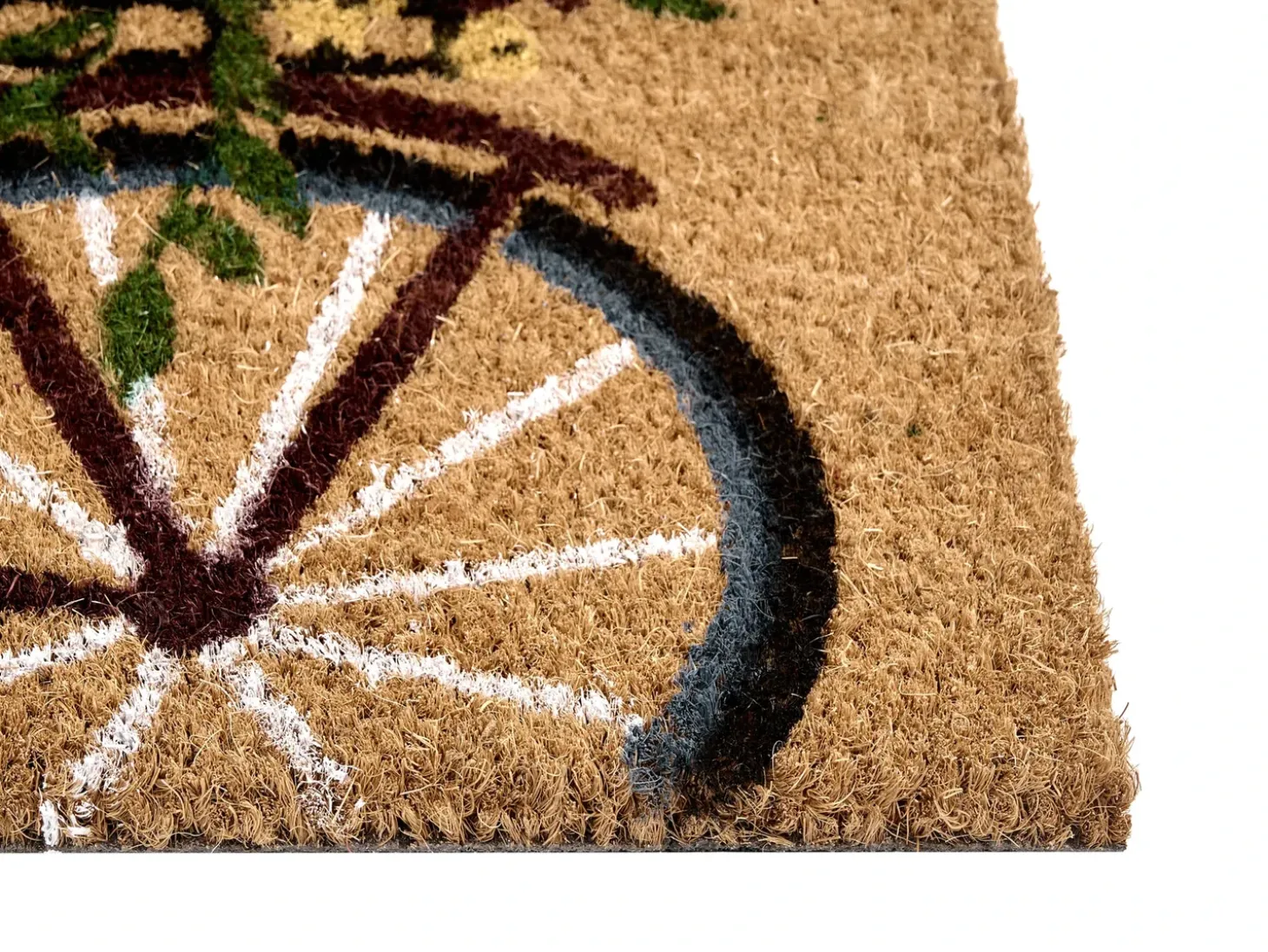 Dørmåtte AVAK Naturlig 50 x 80 cm Cykel Kokos