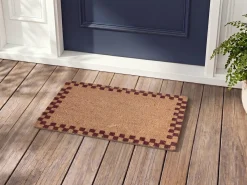 Dørmåtte SAGADA Beige/brun 40 x 60 cm Kokos