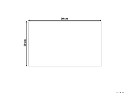 Dørmåtte TANANA Multifarvet 50 x 80 cm Fugl Kokos