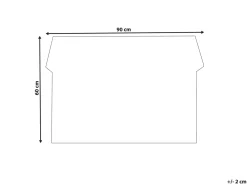 Dørmåtte TERNATE Multifarvet 60 x 90 cm Kokos