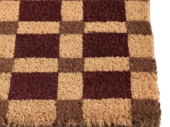 Dørmåtte VILLASIS Beige/brun 60 x 90 cm Kokos