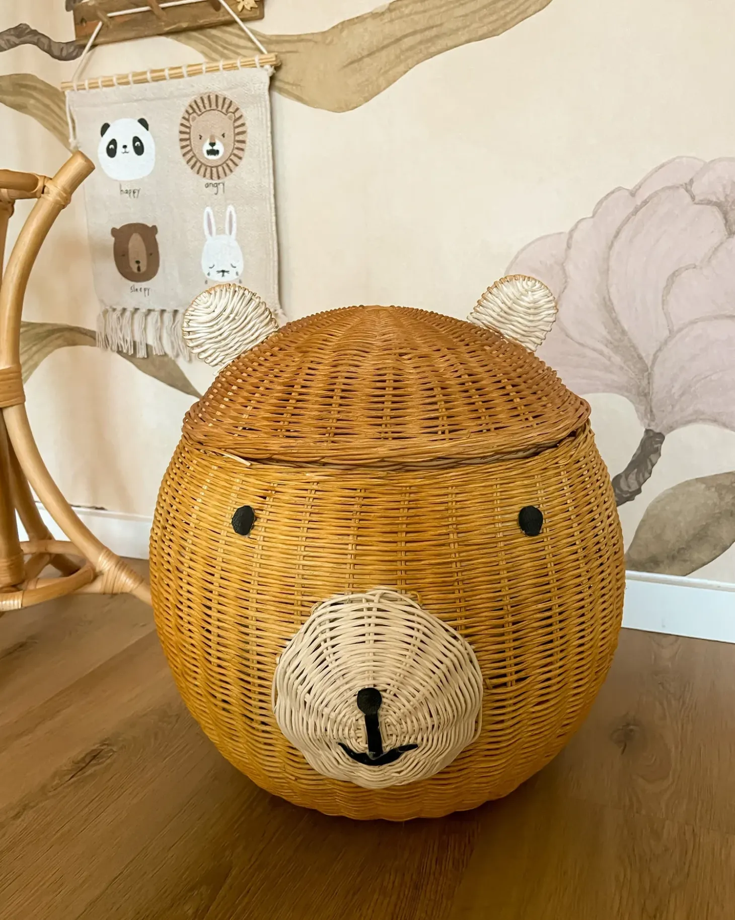 Dětský košík Bamse HIMBA Rattan Naturlig