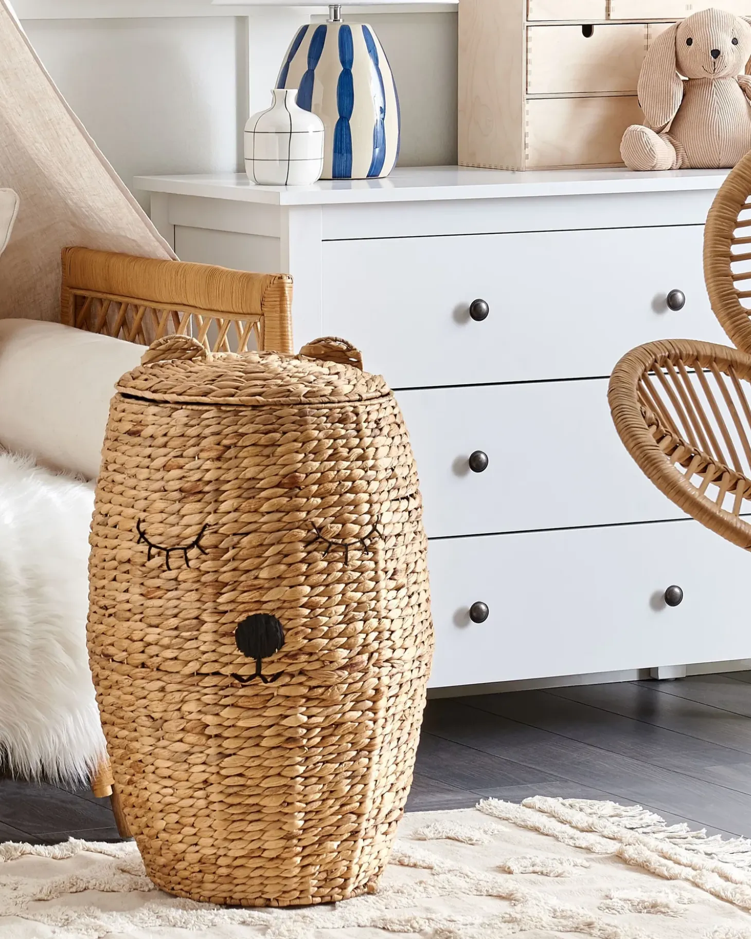 Dětský košík Bamse SAMBUR Flet Naturlig