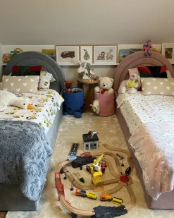 Dětský košík Dinosaur BAGNU Bomuld Blå