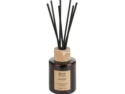 Duftlys med duftpinde DARK ELEGANCE 9 cm Brun