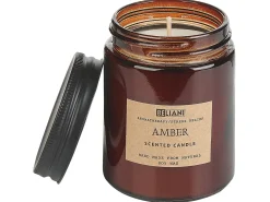 Duftlys med duftpinde DARK ELEGANCE 9 cm Brun