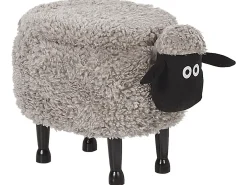 Dyrepuf med opbevaring SHEEP Grå Får
