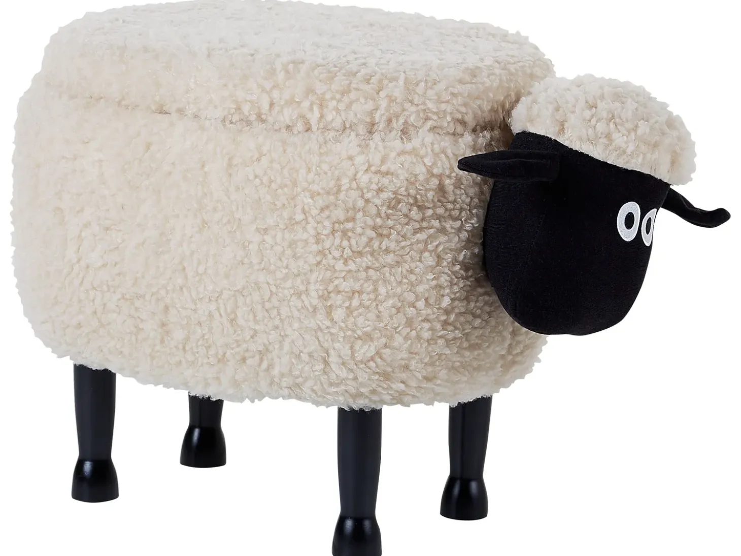 Dyrepuf med opbevaring SHEEP Lys Beige Får