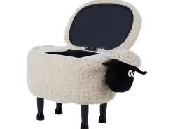 Dyrepuf med opbevaring SHEEP Lys Beige Får