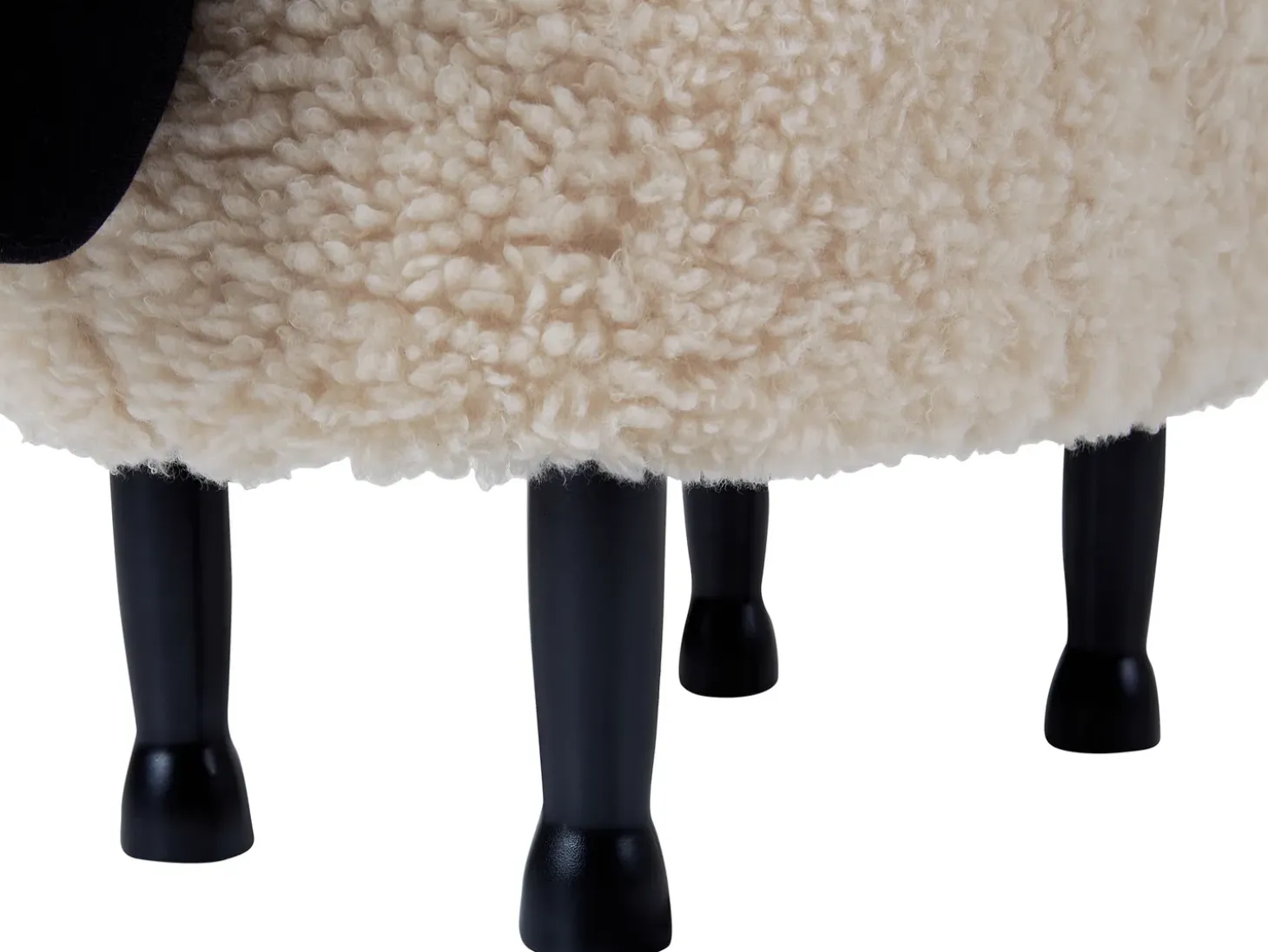 Dyrepuf med opbevaring SHEEP Lys Beige Får