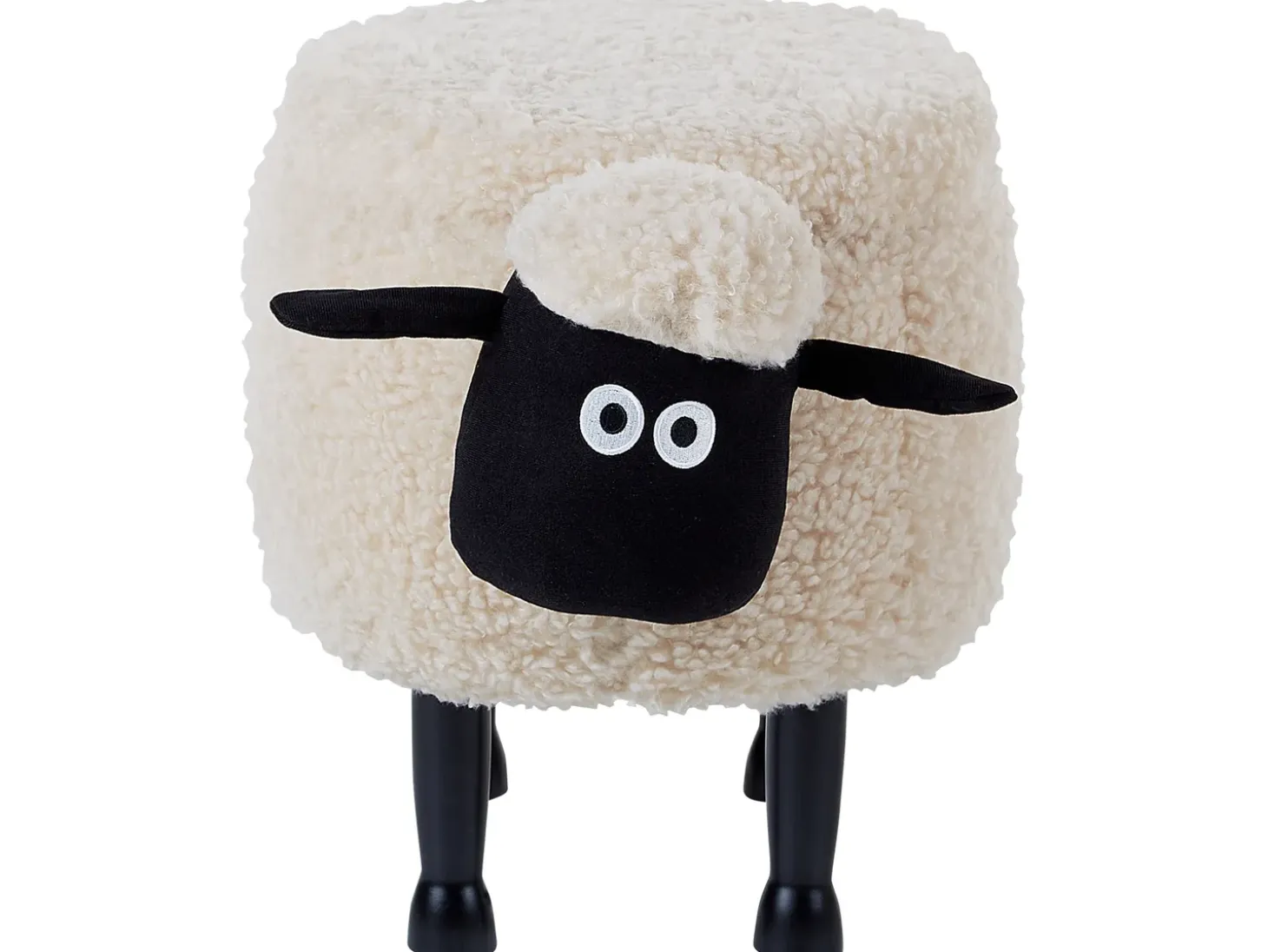 Dyrepuf med opbevaring SHEEP Lys Beige Får