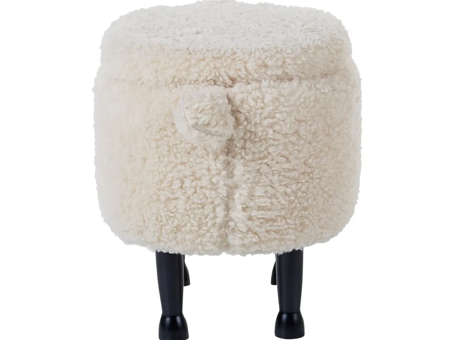 Dyrepuf med opbevaring SHEEP Lys Beige Får