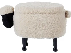 Dyrepuf med opbevaring SHEEP Lys Beige Får