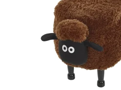Dyrepuf med opbevaring SHEEP Brun Får