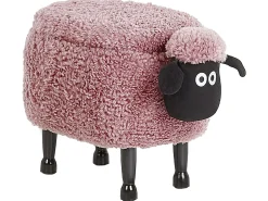 Dyrepuf med opbevaring SHEEP Lyserød Får