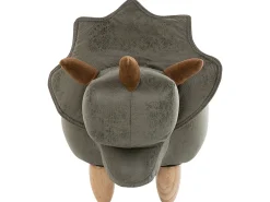 Dyrepuf med opbevaring TRICERATOPS Mørkegrøn Dinosaur
