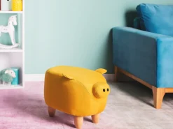 Dyrepuf PIGGY Gul Gris