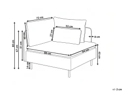 EGERIS Hjørnemodul Beige