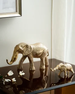 Elefant SEDLARI Metal Guld