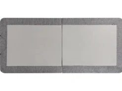 Elektrisk justerbar sengebund BRUNOY 90 x 200 cm Grå