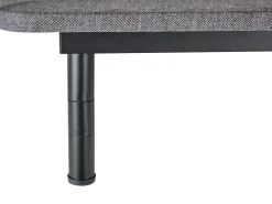 Elektrisk justerbar sengebund BRUNOY 90 x 200 cm Grå