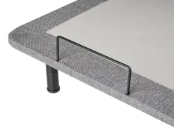 Elektrisk justerbar sengebund BRUNOY 90 x 200 cm Grå