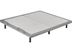 Elektrisk justerbar sengebund BRUNOY 180 x 200 cm Grå