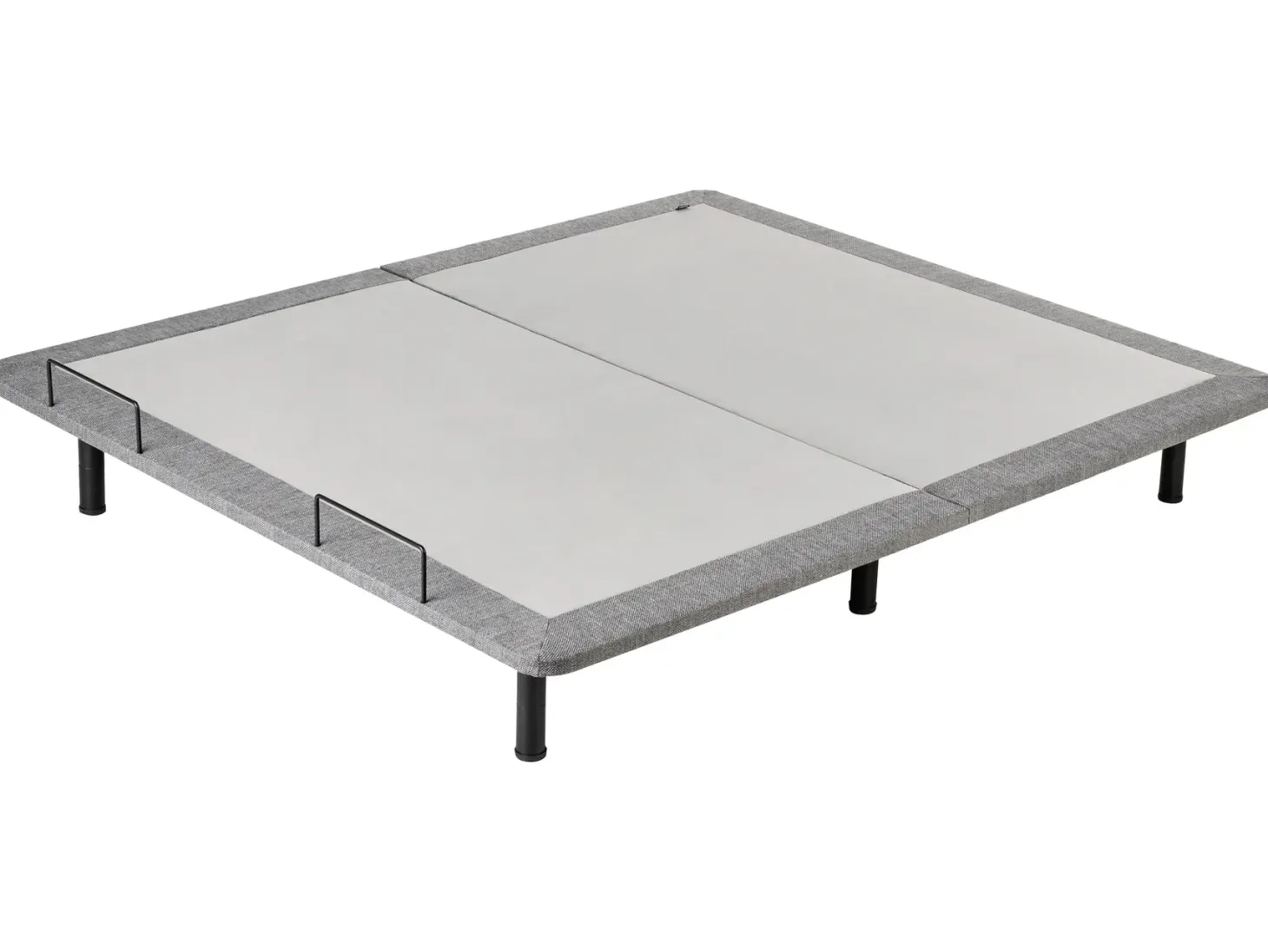 Elektrisk justerbar sengebund BRUNOY 180 x 200 cm Grå