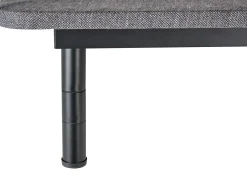 Elektrisk justerbar sengebund BRUNOY 180 x 200 cm Grå